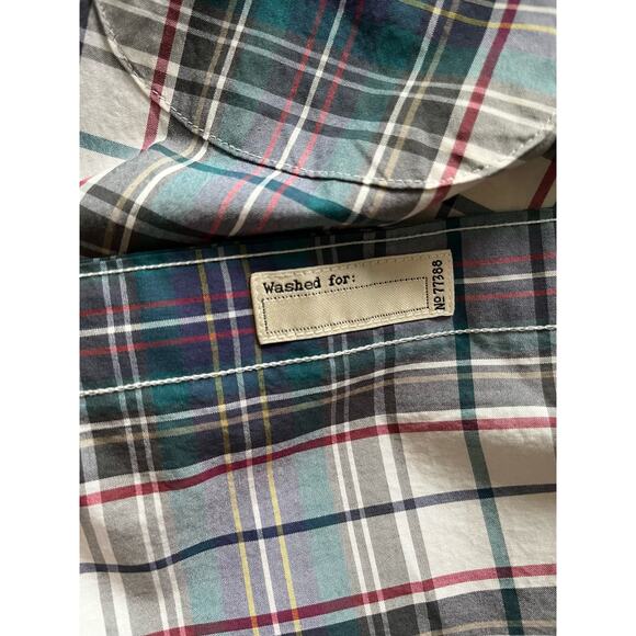 New J.CREW Mens Secret Wash Shirt Button Down Multi Size Medium - Picture 7 of 10